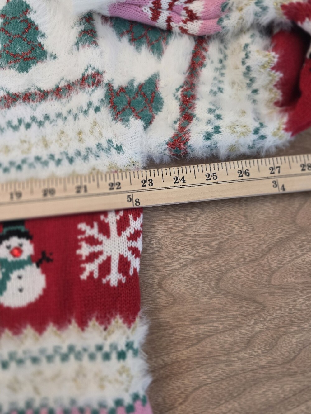 33 Degrees Women’s XL Christmas Cardigan Snowman Gingerbread Fuzzy Sweater - Picture 14 of 16